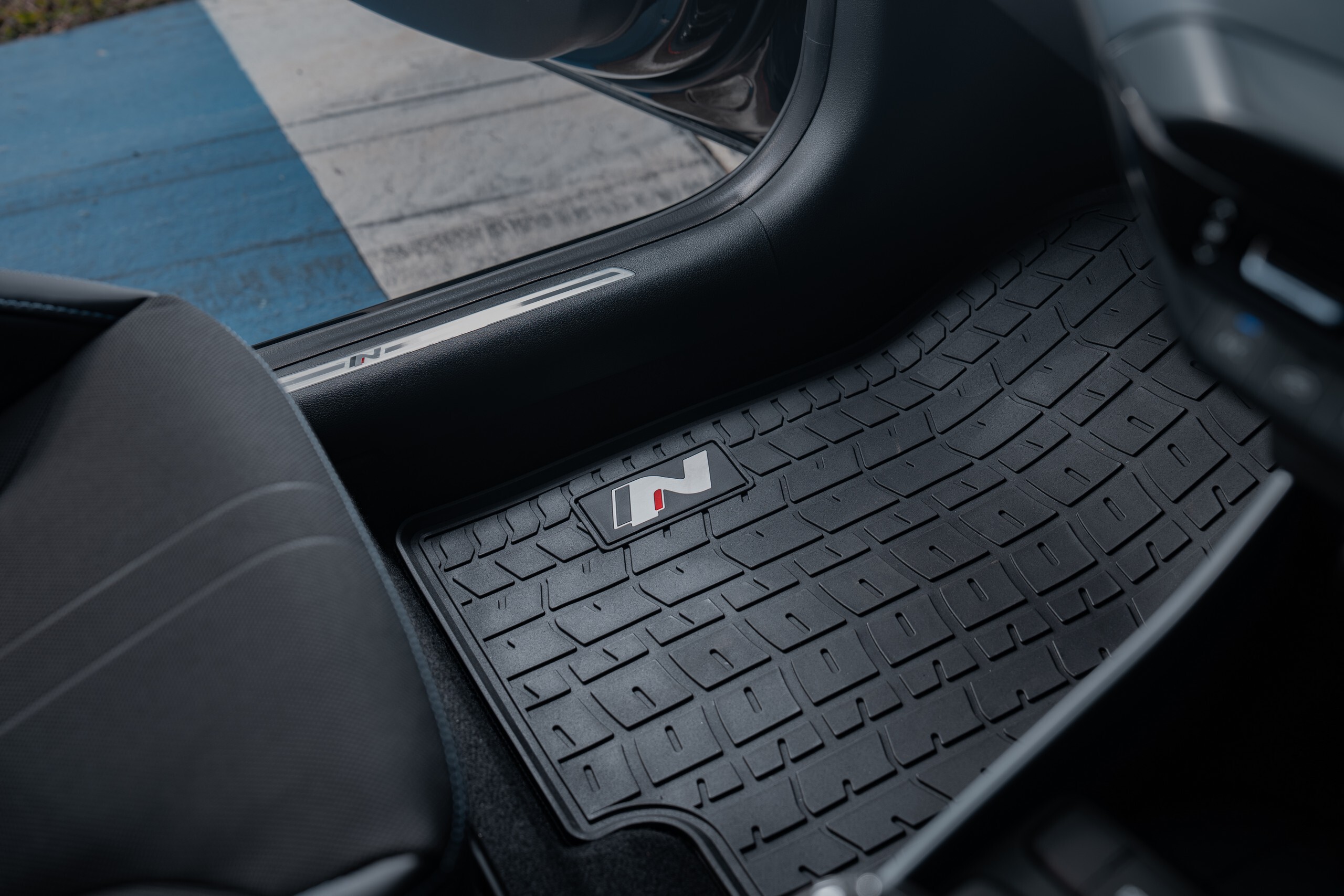 Hyundai’s Last Manual i20 N Has Floor Mats Shaped Like Its Tires
