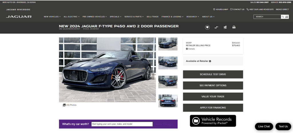  Jaguar Stopped Building Cars Last Year, But Dealers Still Have Hundreds In Stock