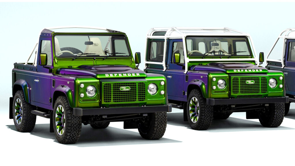 Someone Spent Over $1 Million On Four Defenders Whose Color Won’t Stay One Color