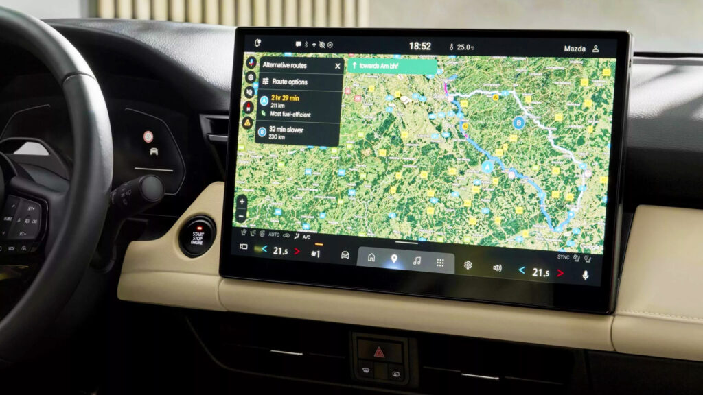 Mazda Says A Finger On A Screen Beats Reaching For 15 Similar Buttons
