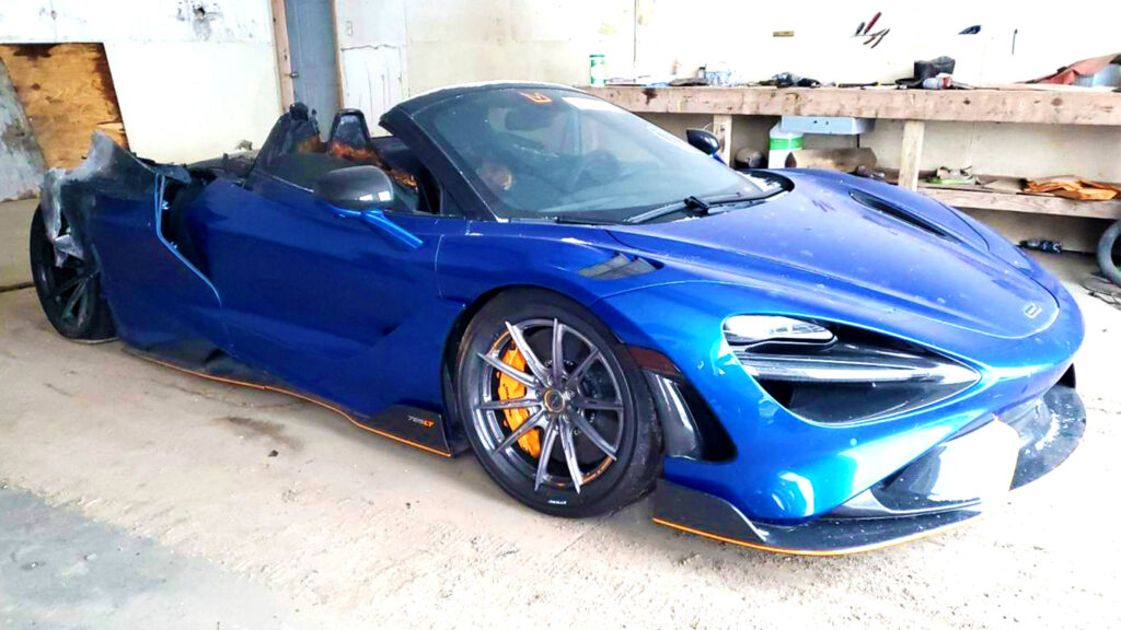  A 1-Of-765 McLaren Died In A Michigan Fire, And Bidders Smell A Deal