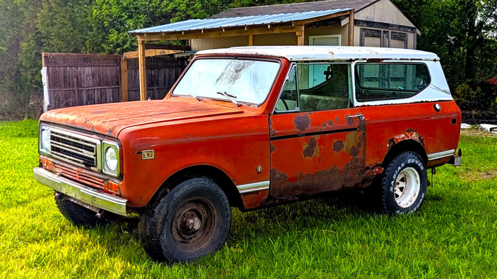  A Rusty Scout II V8 Just Sold For $10 On Bring A Trailer