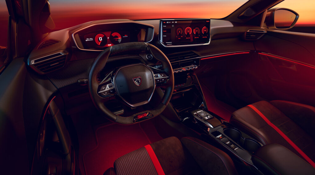 Peugeot e-208 GTi задній вигляд