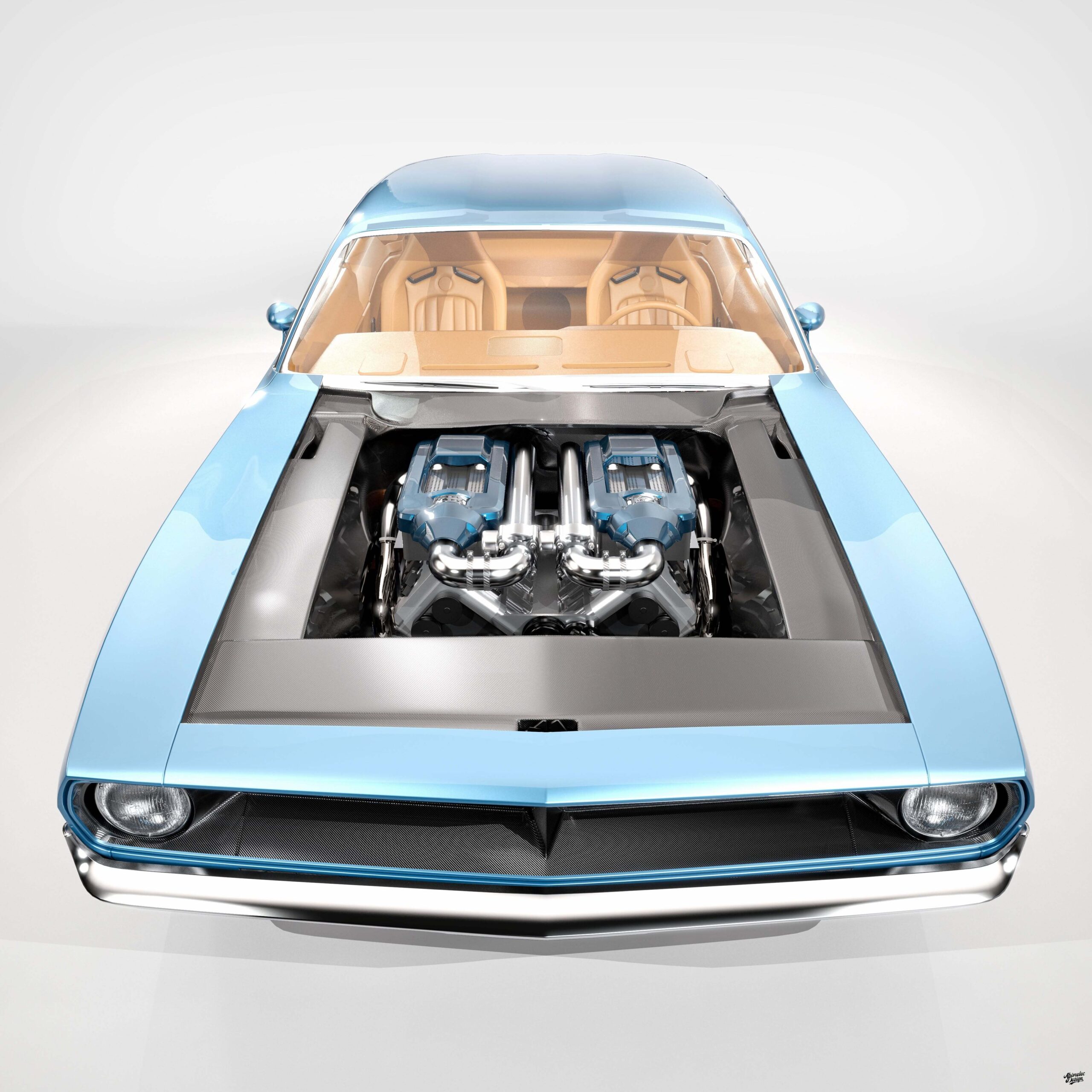 Plymouth Cuda Bugatti W16 - 4