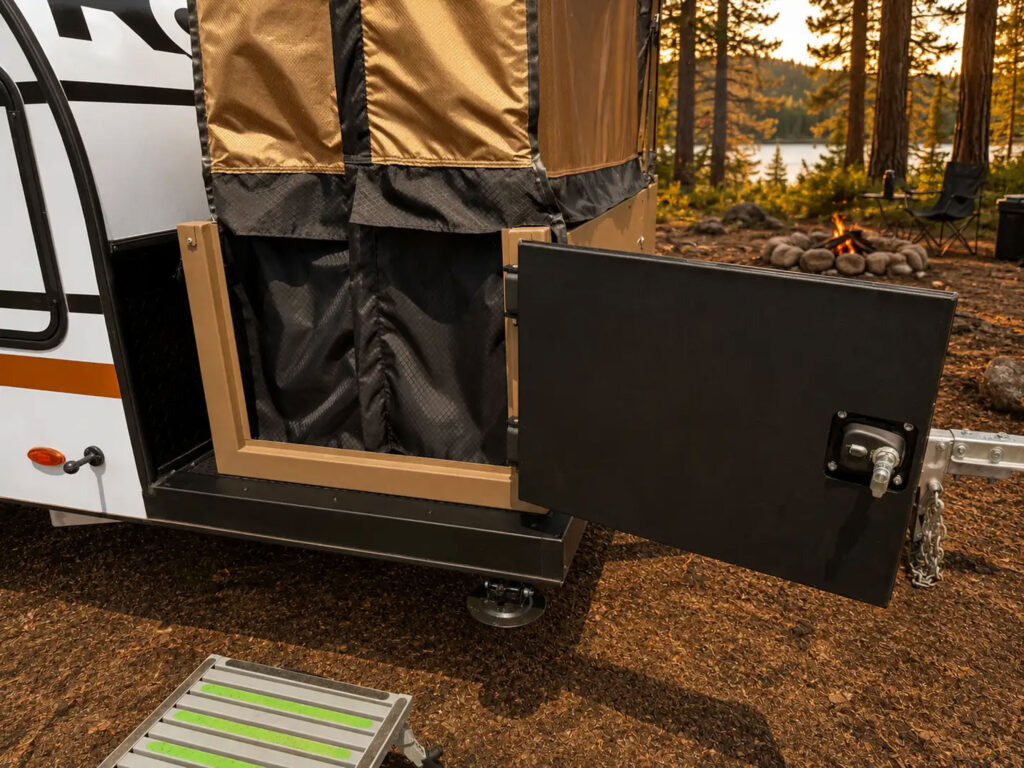  Most Tiny Campers Skip The Bathroom, This One Pops It Out