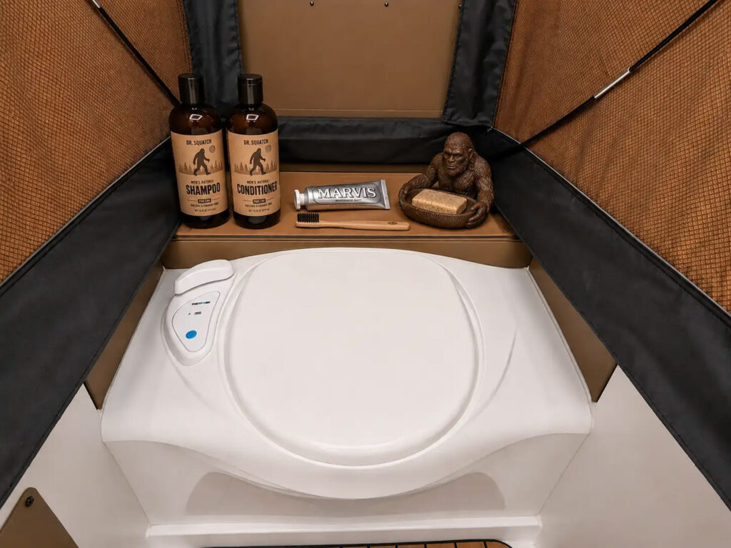  Most Tiny Campers Skip The Bathroom, This One Pops It Out