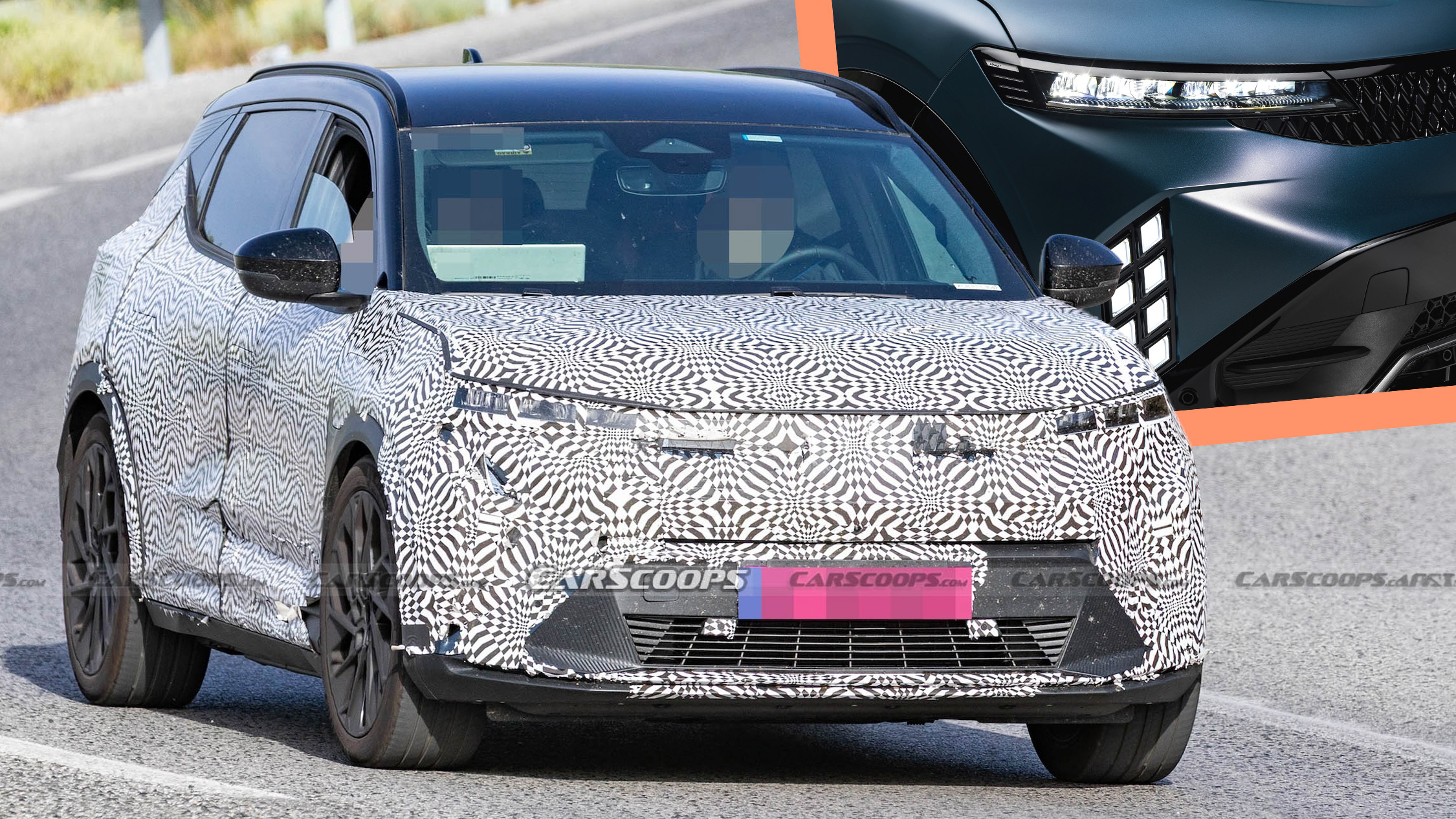 小改款 Renault Scenic E-Tech 諜照曝光，預計將比照 Megane E-Tech 升級