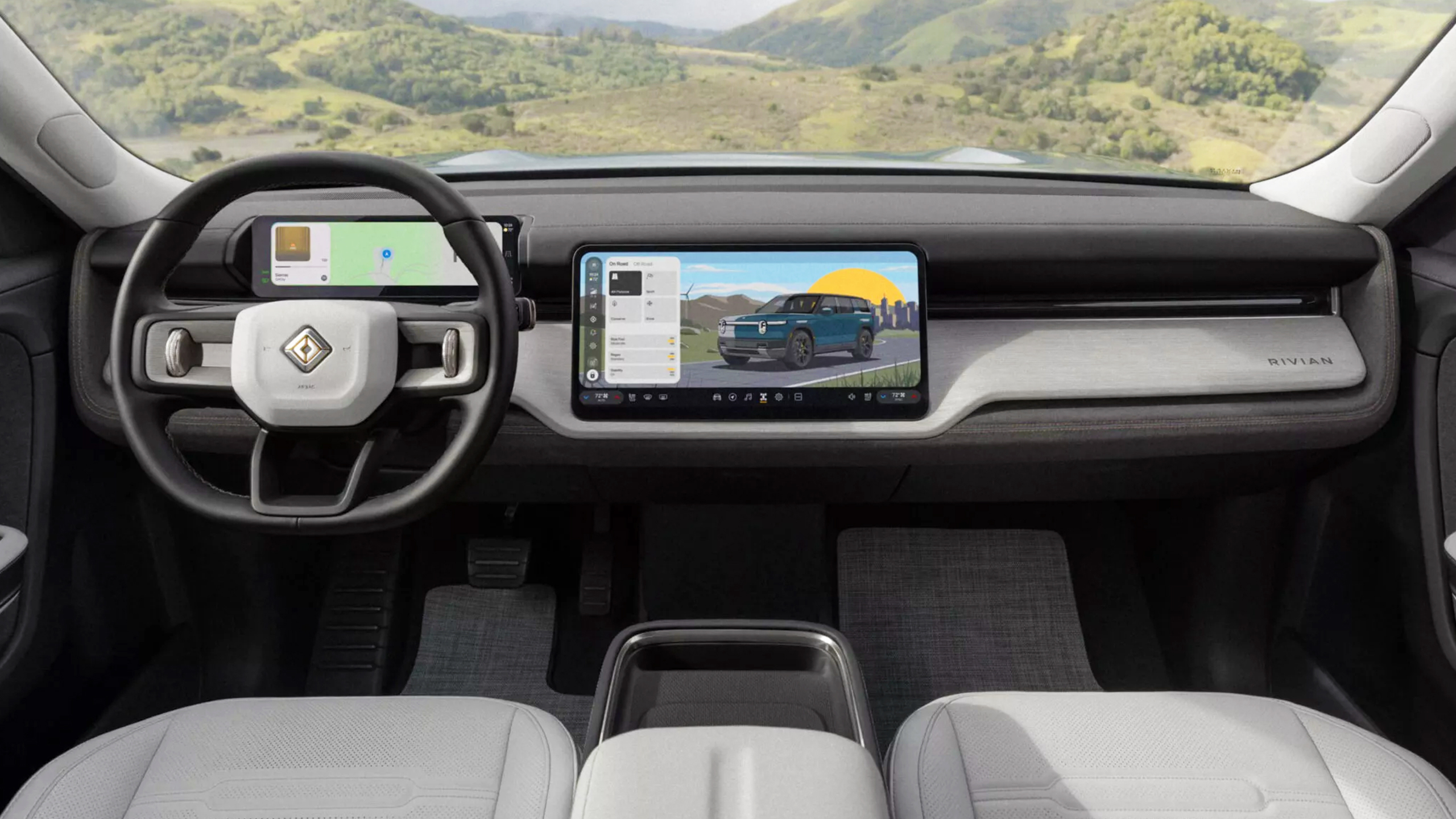 carscoops.com - Brad Anderson - The Rivian R2's Radio Needs Cell Signal The Wilderness Doesn't Have