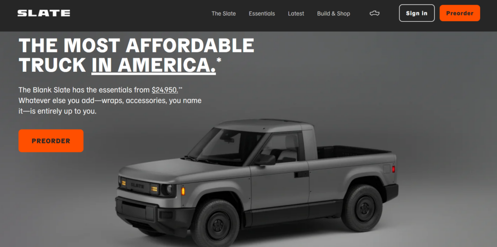  Even The $31,950 Slate SUV Skips Power Windows And A Key Fob