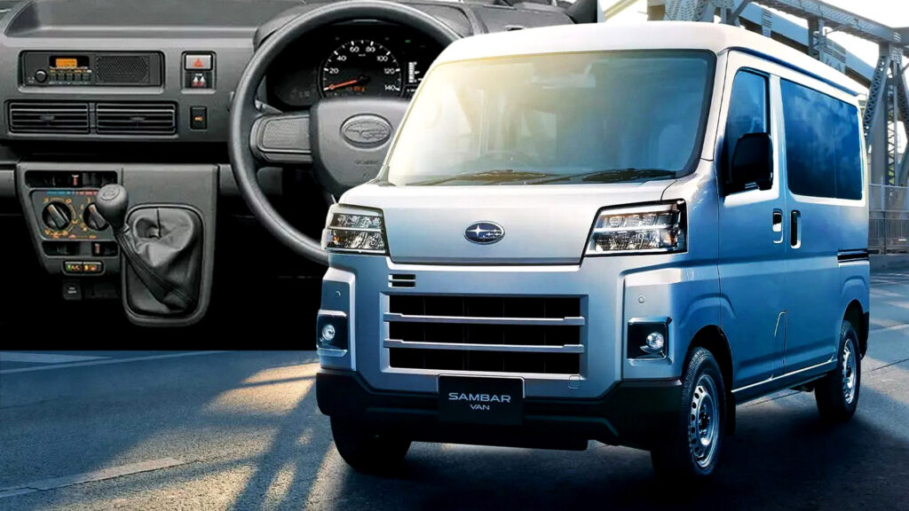  Subaru’s Cheapest New Car Is A $7,200 Kei Van With Three Pedals