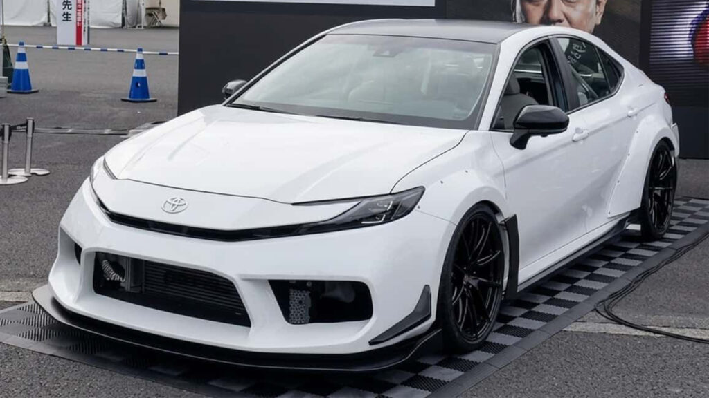 Toyota GR Built A 700-HP Camry With Two Engines And Seven Cy