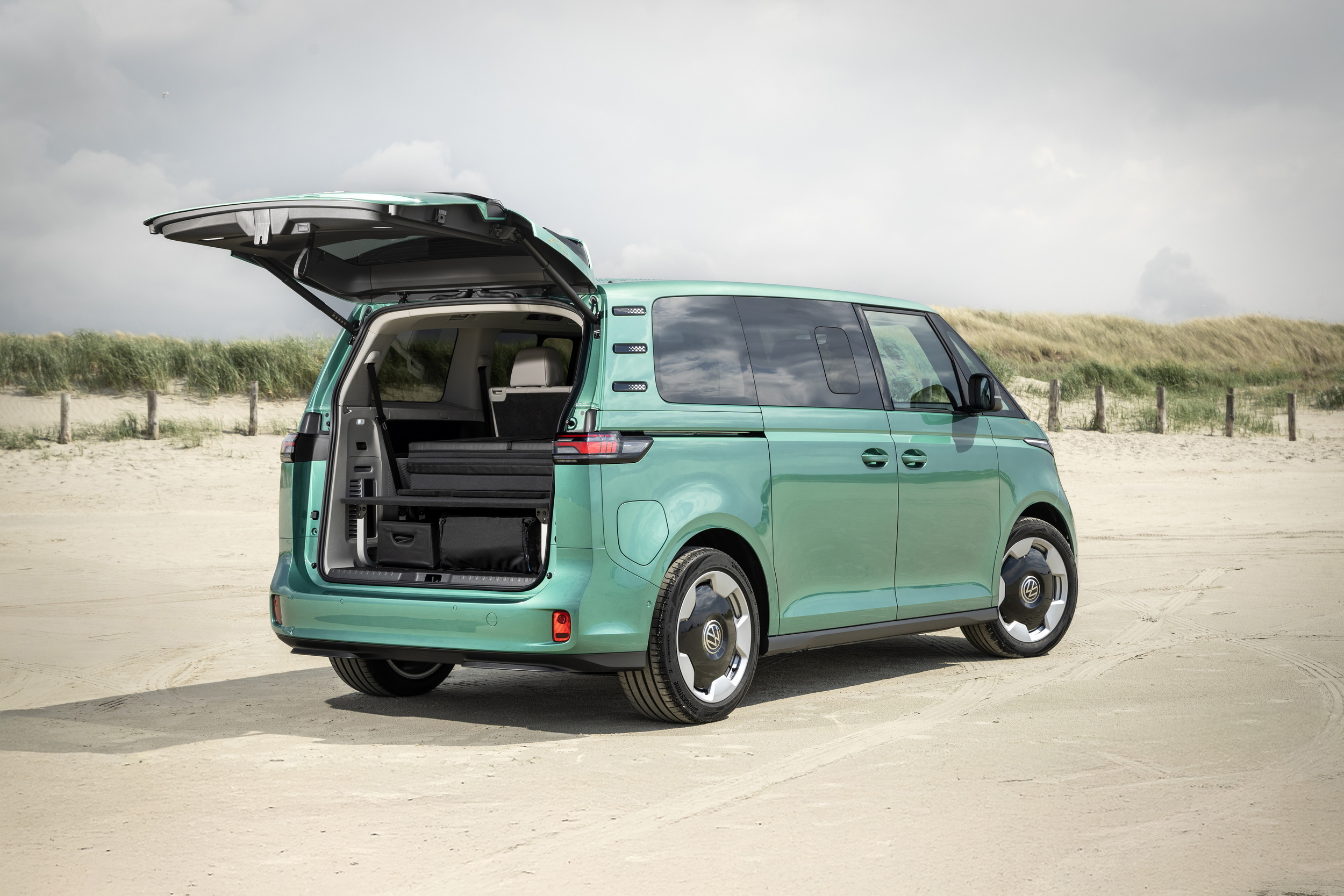 VW’s $3K ID.Buzz Camping Kit Adds A Bed And Runs The A/C For Two Full Days