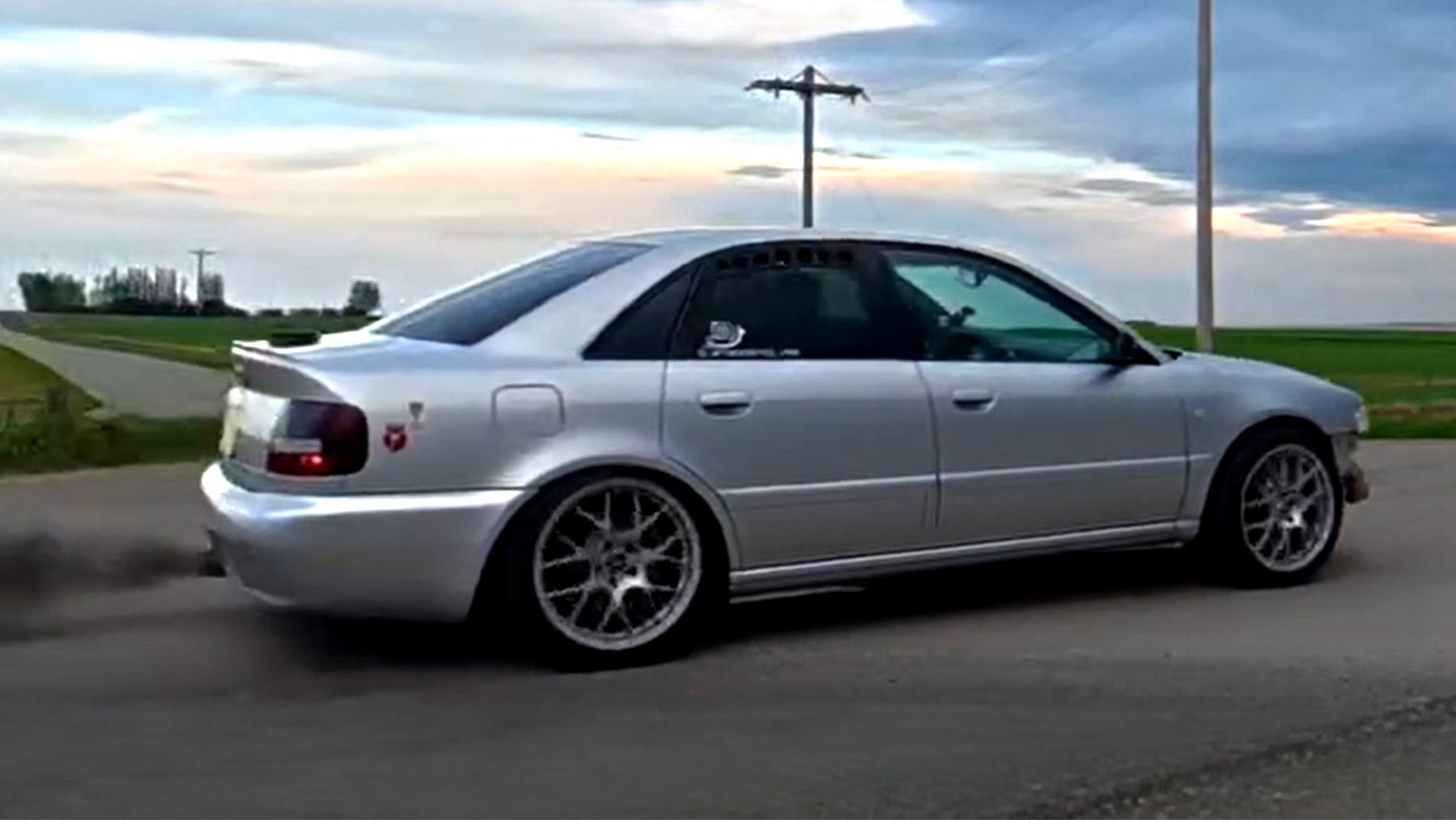 This Audi A4's Fix For Turbo Lag Was A 320-Pound Airplane Turbine