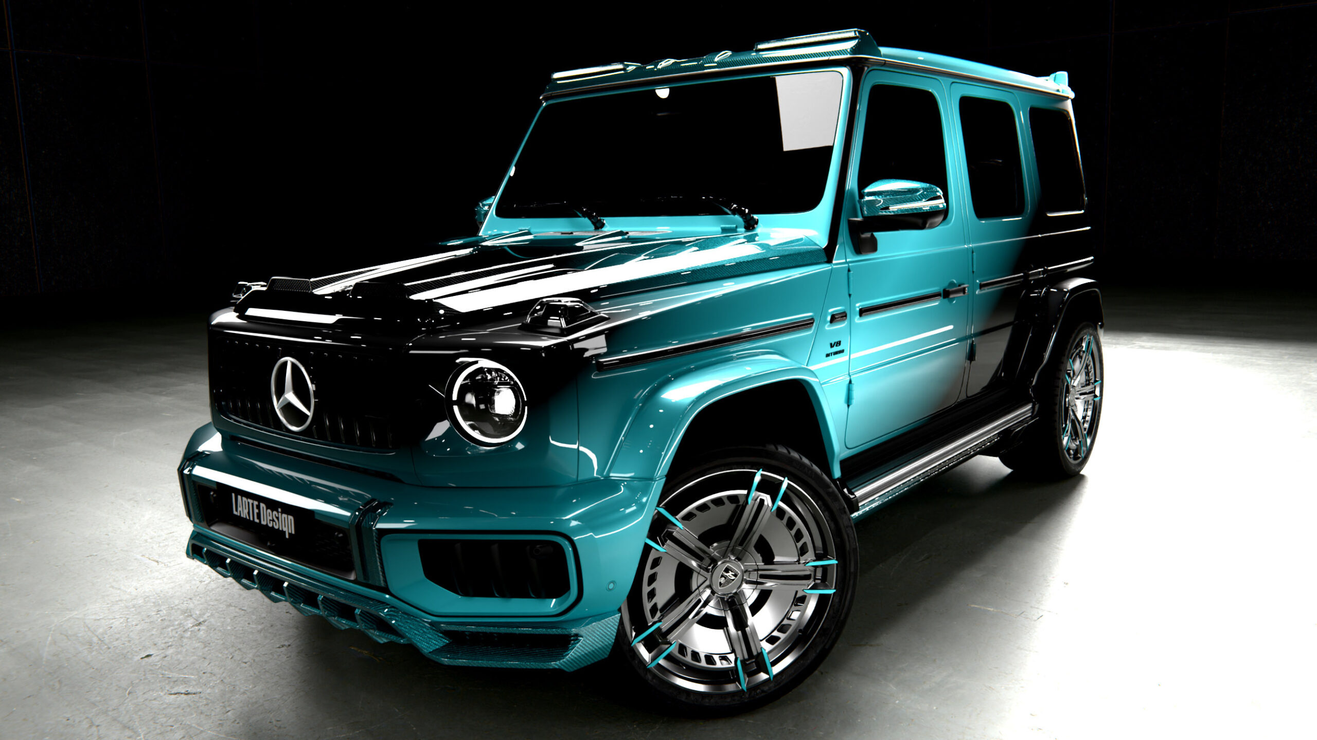 Larte G63 F1風格改色計畫，打造獨特雙色碳纖維外觀
