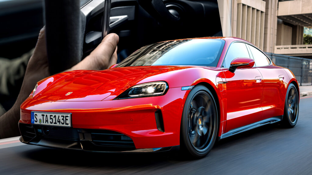  The 2027 Taycan Has No Gears, So Porsche Gave It Eight Fake Ones