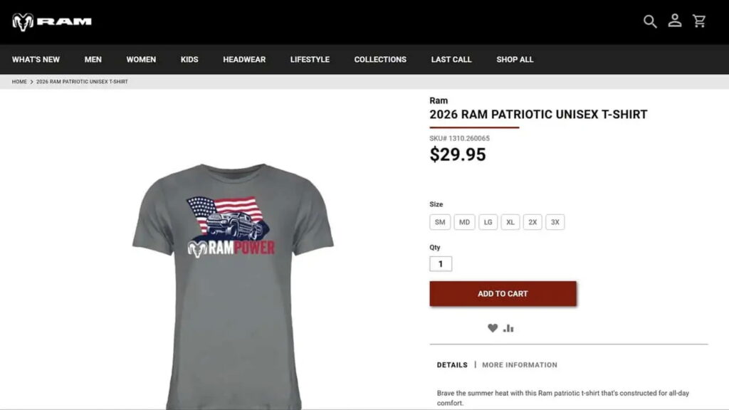  Ram Accidentally Put A Toyota Tacoma On Its Own Patriotic Truck Shirt