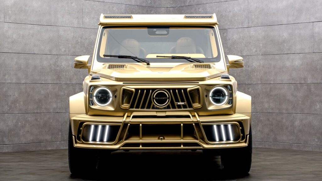  Mansory’s Latest G-Wagen Has More Gold Than Fort Knox