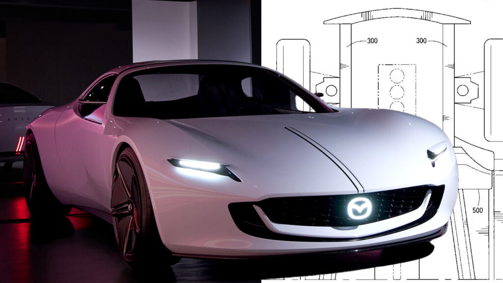  Mazda’s New Sports Car Patents Show Butterfly Doors And No Rotary