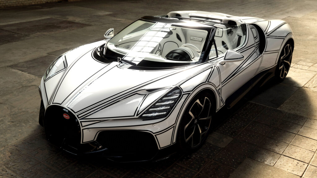  Bugatti’s 261-MPH Hypercar Has A Gas Cap Made Of Fine China