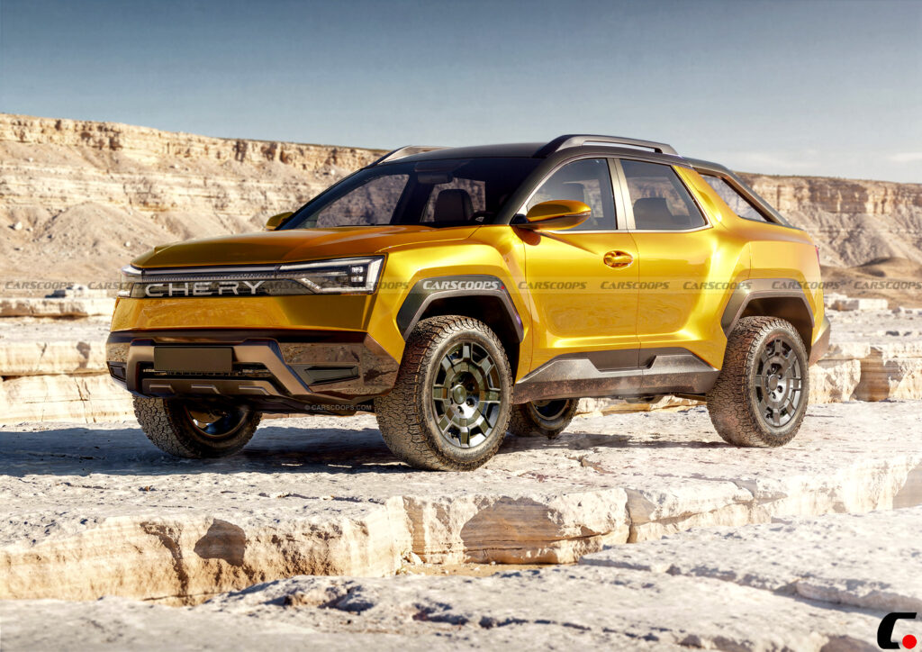  Chery Patents Reveal A Compact Pickup That Could Take The Ford Maverick Formula Global