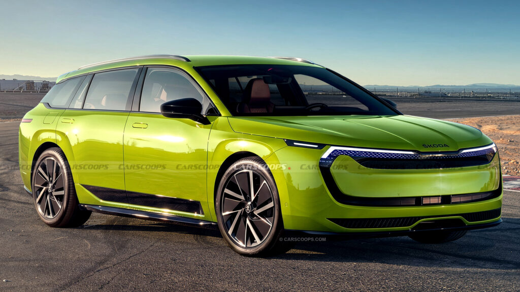  Skoda’s Next Octavia Wagon Looks Better Rendered Than It Has Any Right To