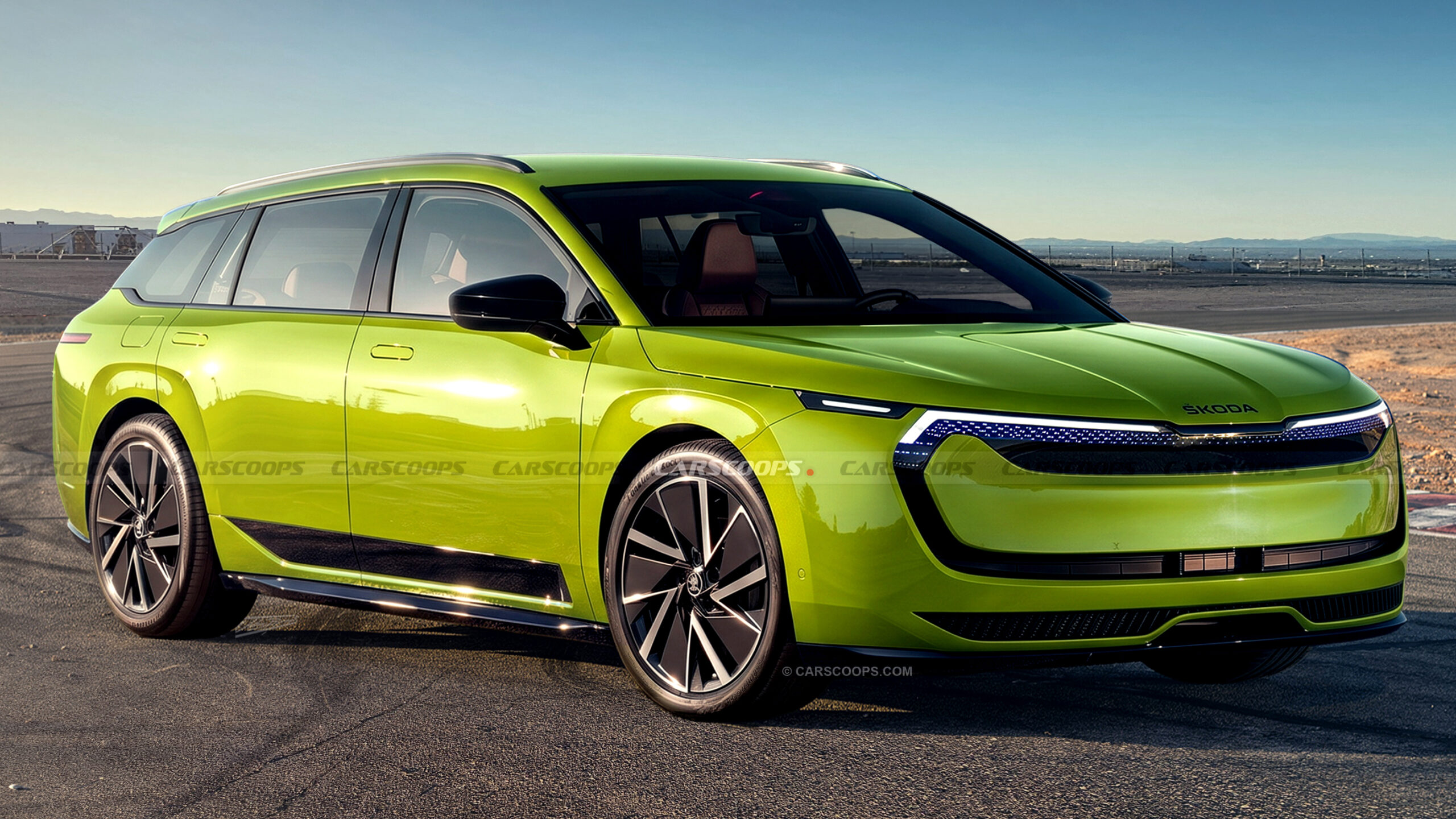 Skoda 下一代 Octavia 渲染圖預覽：設計更簡潔、科技感升級，有望導入純電與增程選項