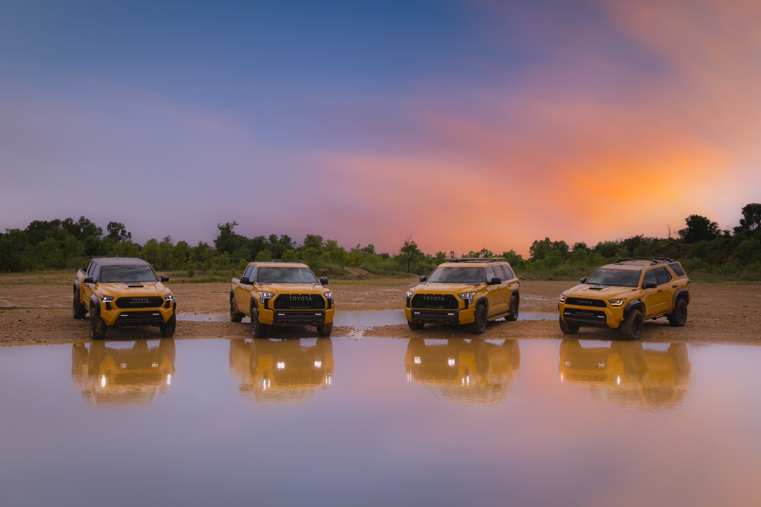 2027 Toyota TRD Pro Family - HoneyComb and Hot Honey (1)