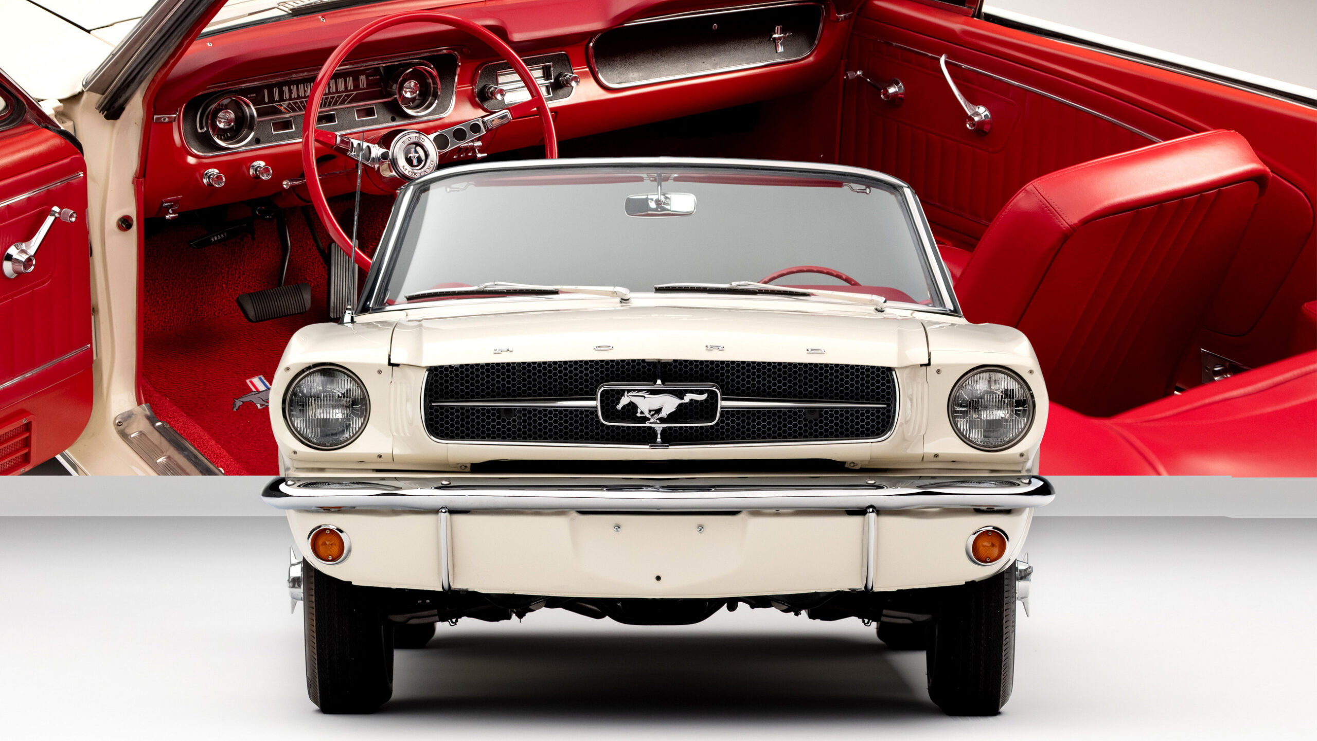 首批 1965 年 Ford Mustang 曾於紐約世界博覽會的迪士尼軌道上運行，現獲選入國家歷史車輛登記名冊