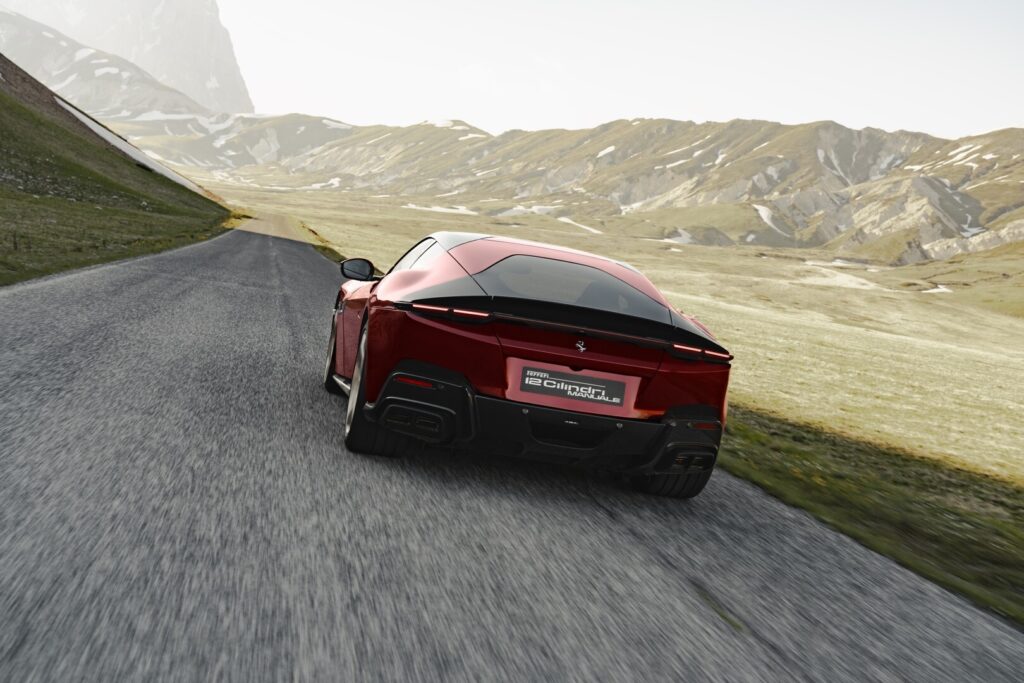  Ferrari 12Cilindri Manuale Revives The Gated Shifter With A High-Tech Twist