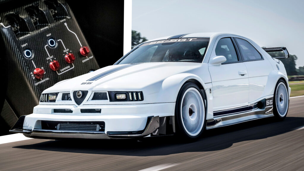  Reborn Alfa Romeo 155 Race Car Is Really A Giulia QV In Disguise