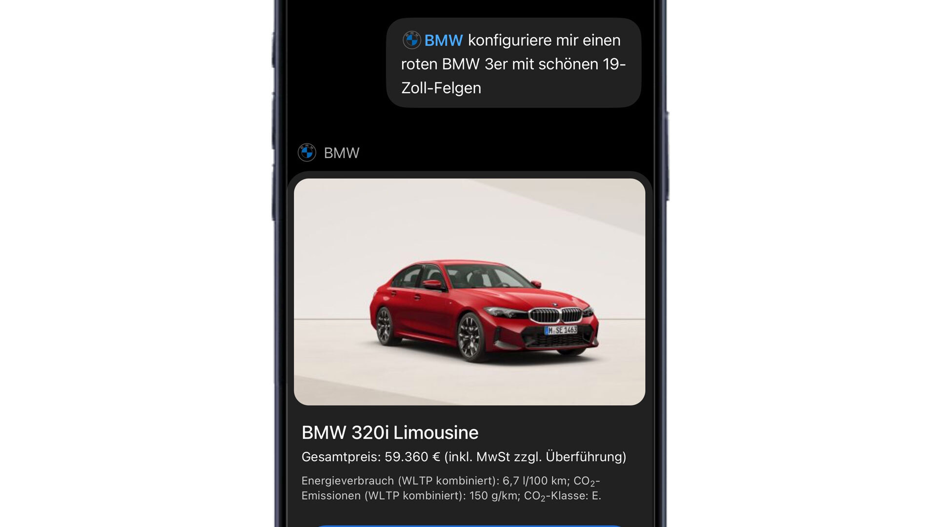 BMW 推出 ChatGPT 選配工具，讓您用自然語句打造夢想車款