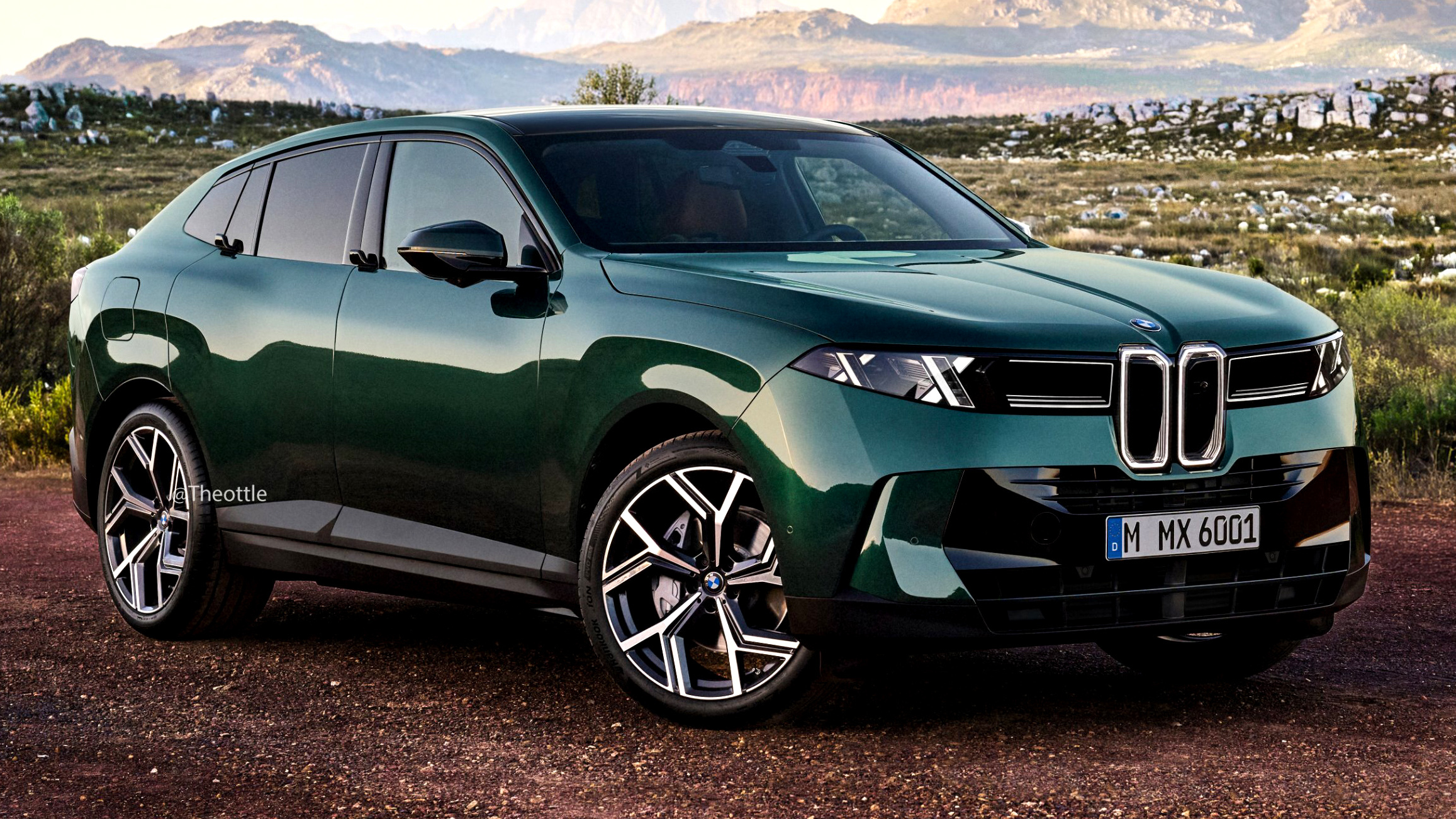 BMW 新世代 X6 想像圖曝光：借鑒 X5 的設計元素與 X2 的尾部造型