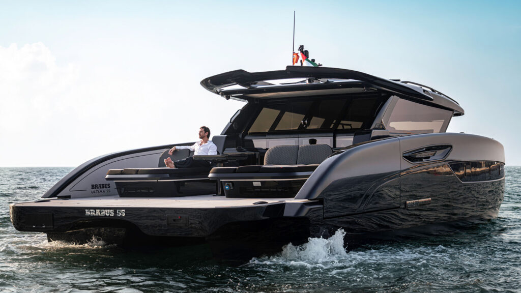  Brabus Built A 1,430-HP Catamaran That Gives You ‘The Sensation Of Flying Above The Water’
