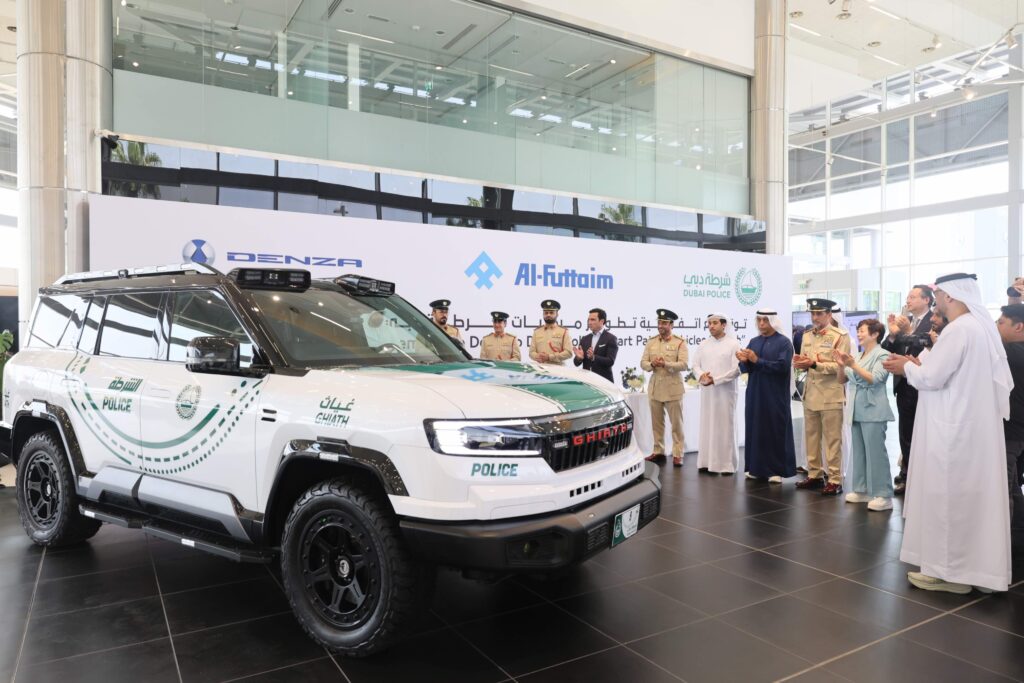  The Supercar Cops Of Dubai Traded Italian Drama For A Chinese Hybrid