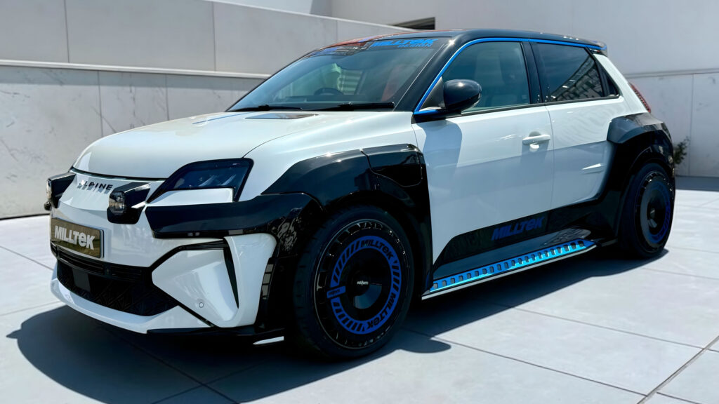  Renault 5 EV Gets A $2,700 Group B Body Kit That Peels Right Off
