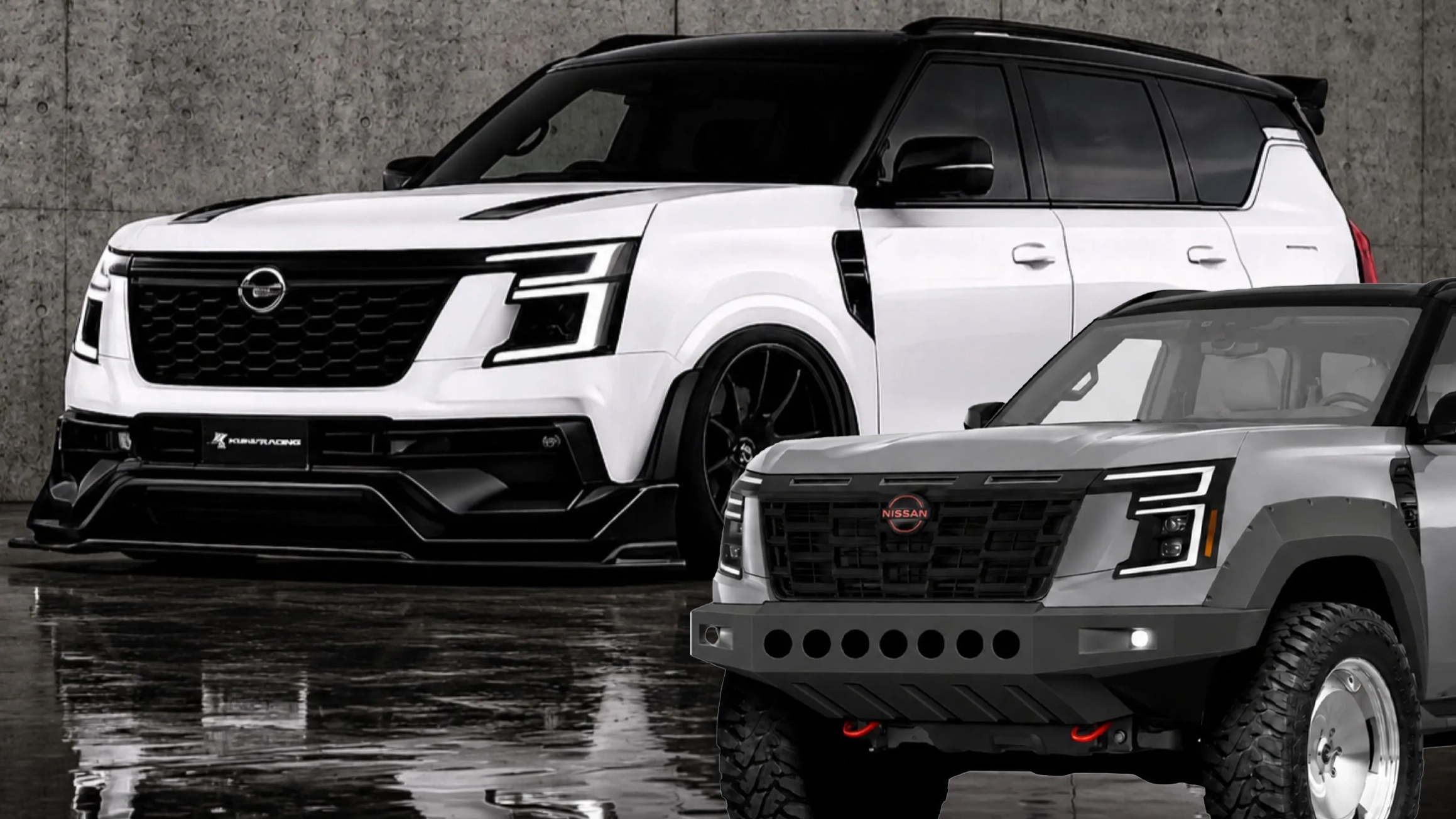 Kuhl Racing 推出 Nissan Armada 改裝套件，風格截然不同：越野與低趴皆可