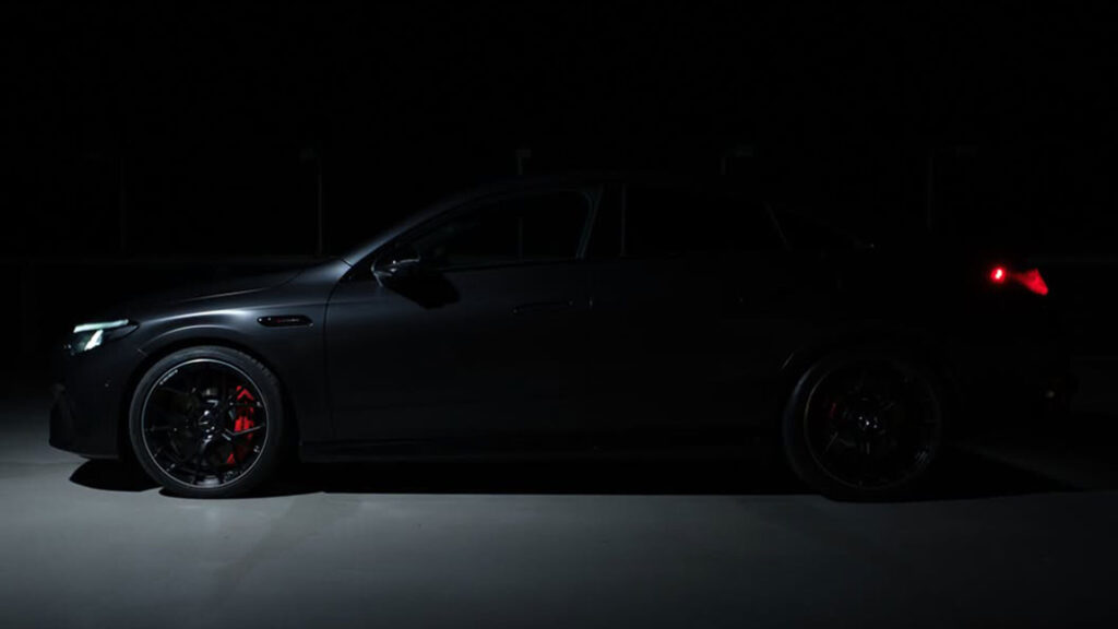  AMG&rsquo;s New CLA EV Shows Its Red Calipers Before It Shows Its Numbers