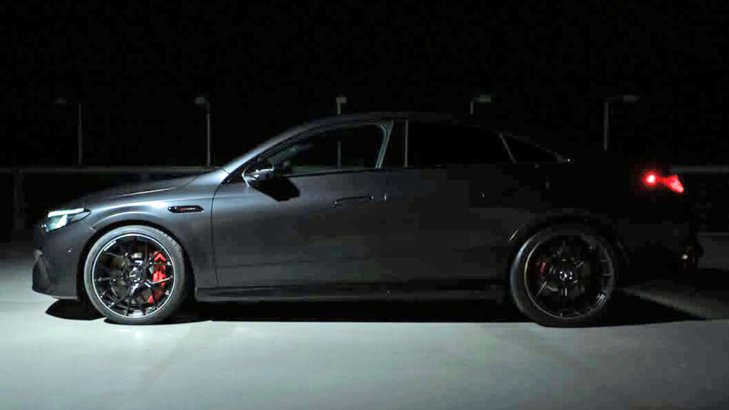  AMG’s New CLA EV Shows Its Red Calipers Before It Shows Its Numbers