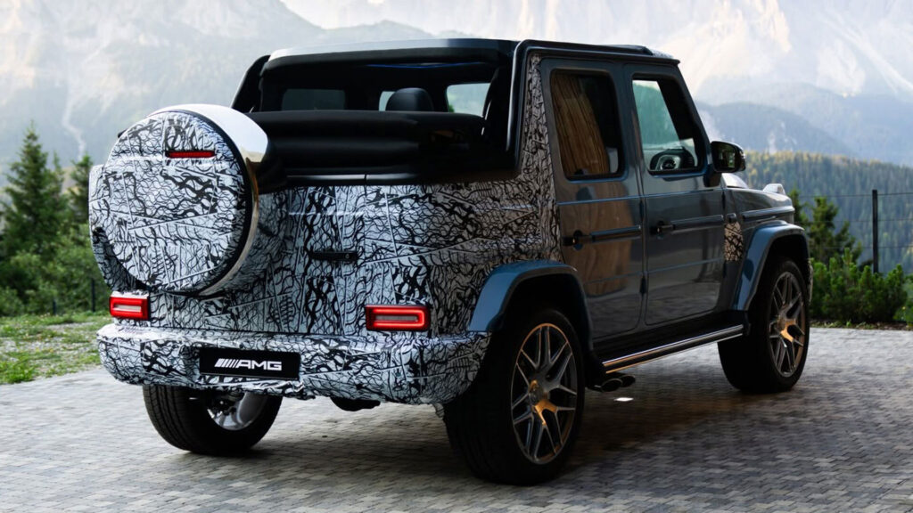  Mercedes-AMG’s G-Class Cabrio Is A Convertible That Doesn’t Fully Convert
