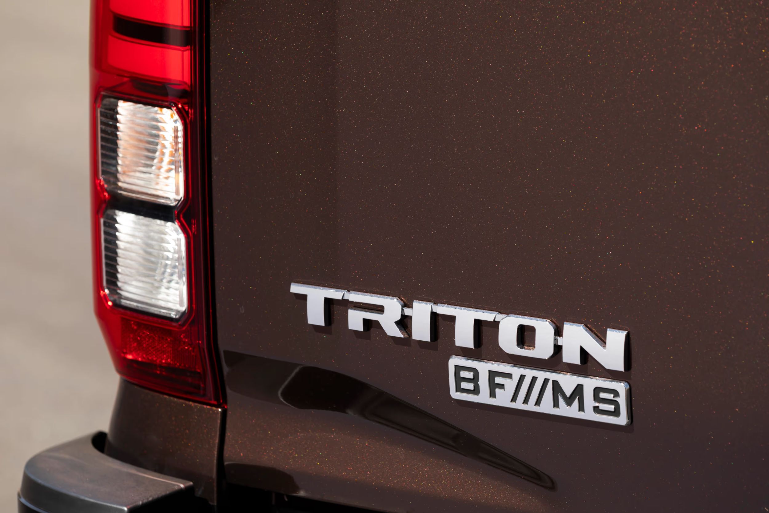 Mitsubishi Triton BF///MS special edition pickup in Baroque Brown