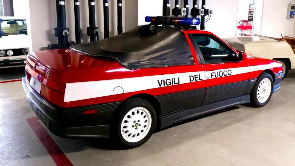  Alfa Romeo Once Turned Its Flagship Sedan Into A Pickup To Fight Fires