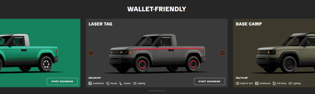  Slate&rsquo;s $25K EV Truck Adds Themed Starter Packs Without Blowing Past $29K