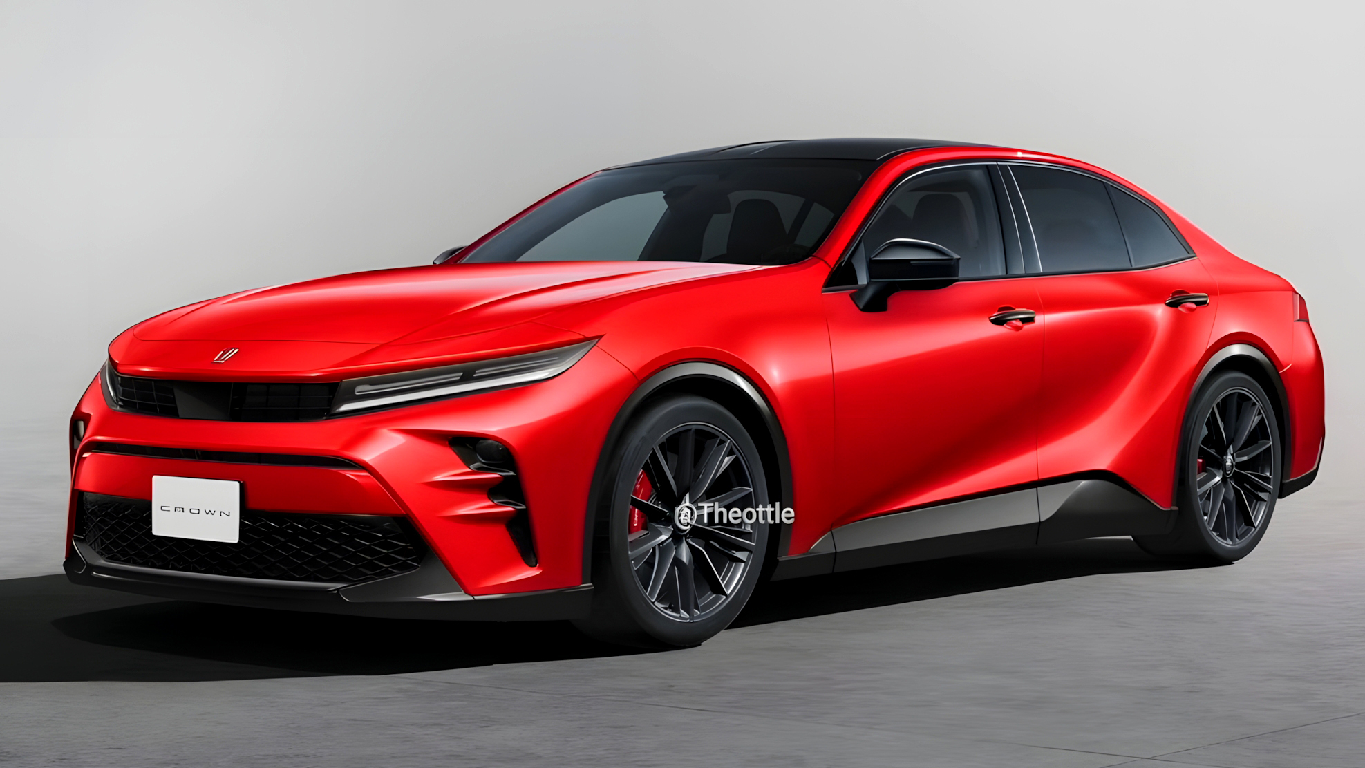 設計師想像 Toyota GR Crown 跑車房車，填補品牌性能房車空缺