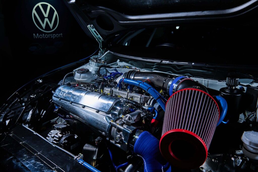  VW Built A 1,000-HP Golf With An Exhaust That Exits The Front Bumper