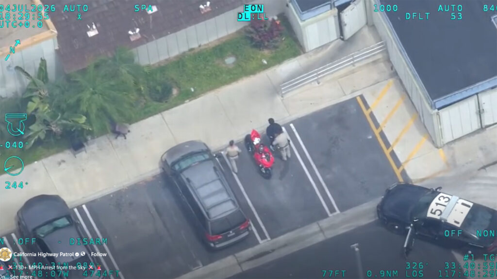  A Motorcyclist Did 130 MPH To Escape The CHP, He Forgot To Look Up