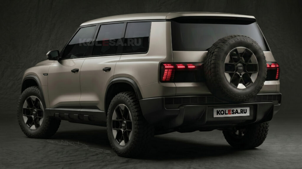 Audi G-Class Rival Render Rear Angle