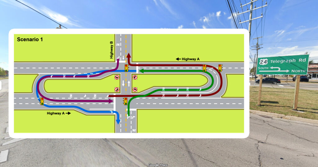  At A Michigan Left, You Turn Left Without Ever Turning Left