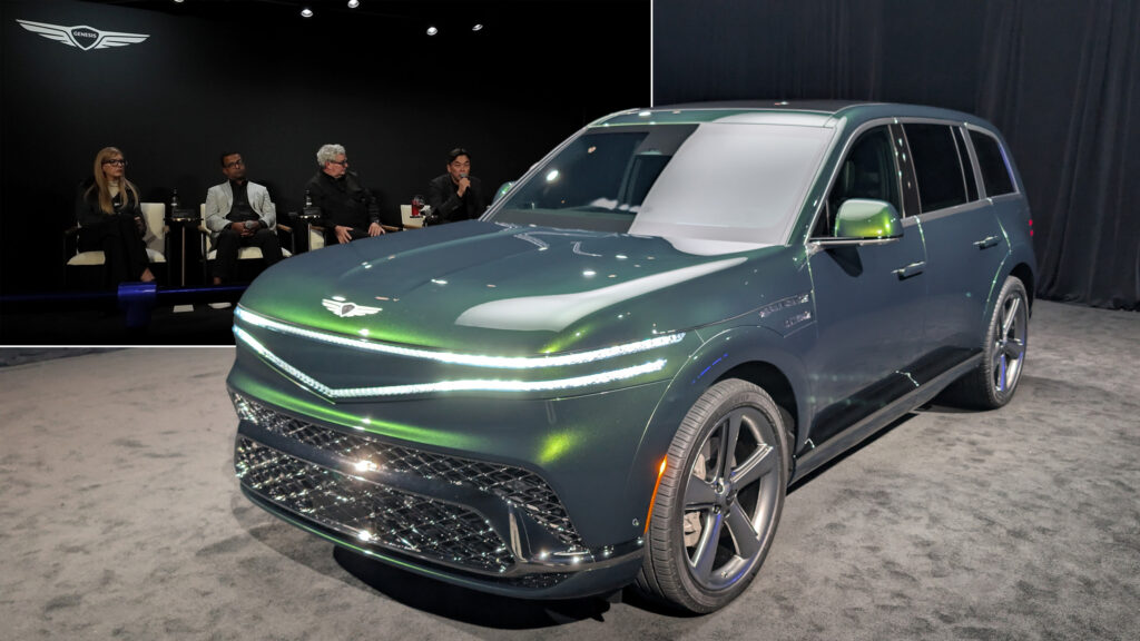  Genesis Could Give The GV90 A Gas Engine To Do What Cadillac’s EV Won’t