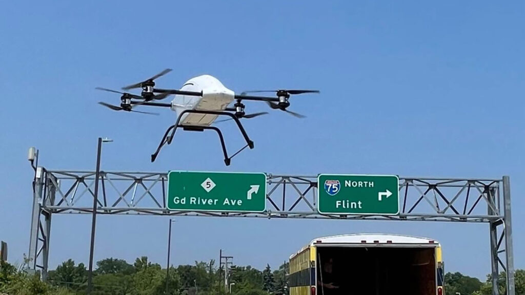  Ford Dealer To Deliver Parts By Drone Over Detroit, With A Parachute On Standby In Case It Doesn’t