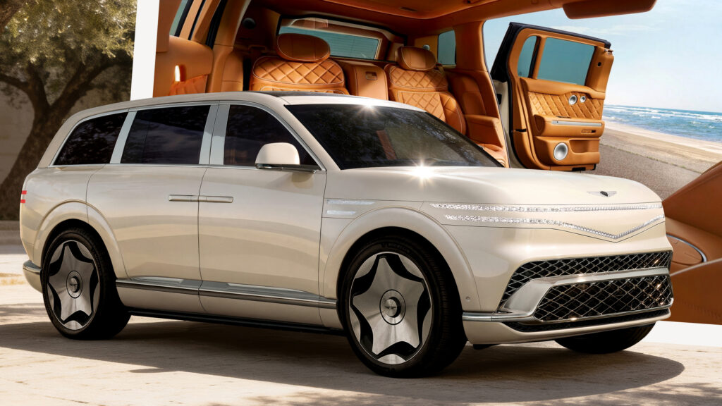  Genesis’ New GV90 Wants BMW Money With Rolls-Royce Tricks
